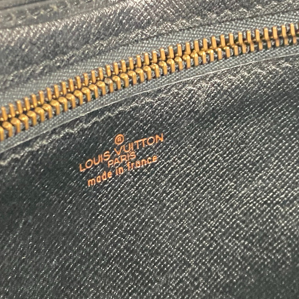 LOUIS VUITTON Clutch bag M52662 Epi Leather black Epi Montaigne 23 Women Used Authentic