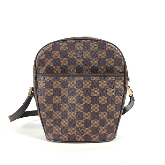 LOUIS VUITTON Shoulder Bag N51294 Damier canvas Brown Damier Ipanema PM Women Used Authentic