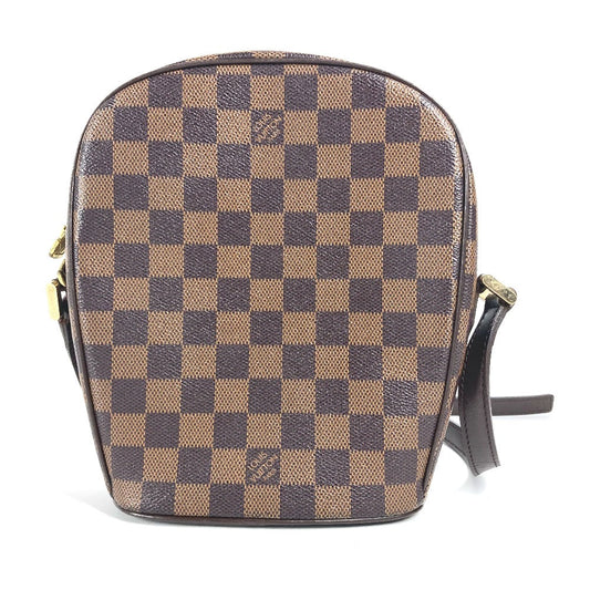 LOUIS VUITTON Shoulder Bag N51294 Damier canvas Brown Damier Ipanema PM Women Used Authentic
