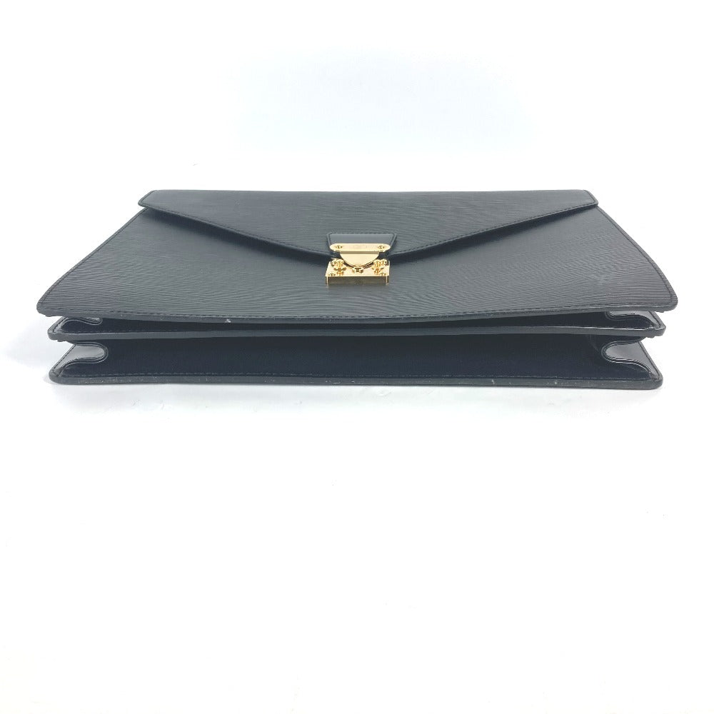 LOUIS VUITTON Business bag M54412 Epi Leather black Epi Cerviet ambassador mens Used Authentic