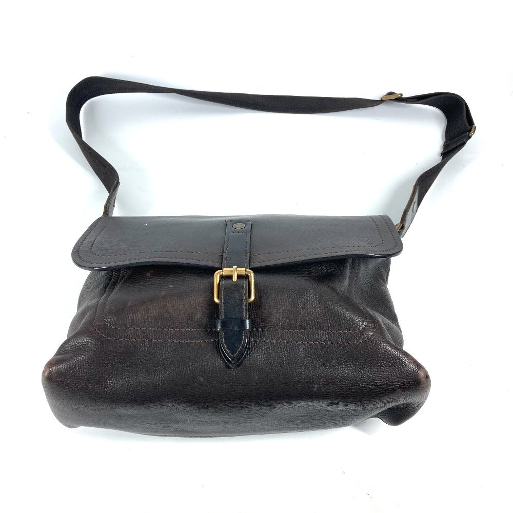 LOUIS VUITTON Shoulder Bag M92994 Utah leather Brown Utah Ohama