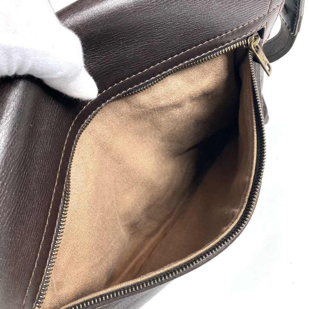 LOUIS VUITTON Shoulder Bag M92994 Utah leather Brown Utah Ohama