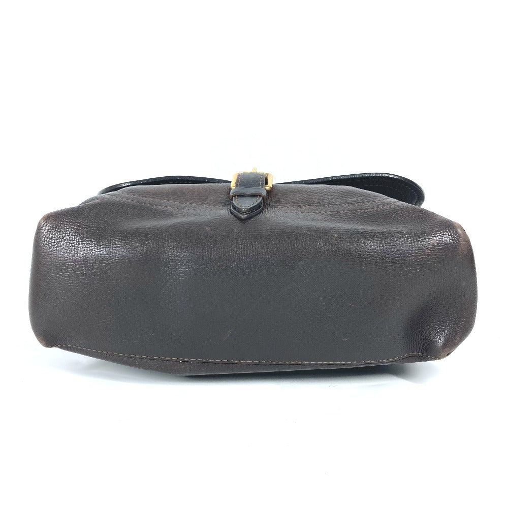 LOUIS VUITTON Shoulder Bag M92994 Utah leather Brown Utah Ohama