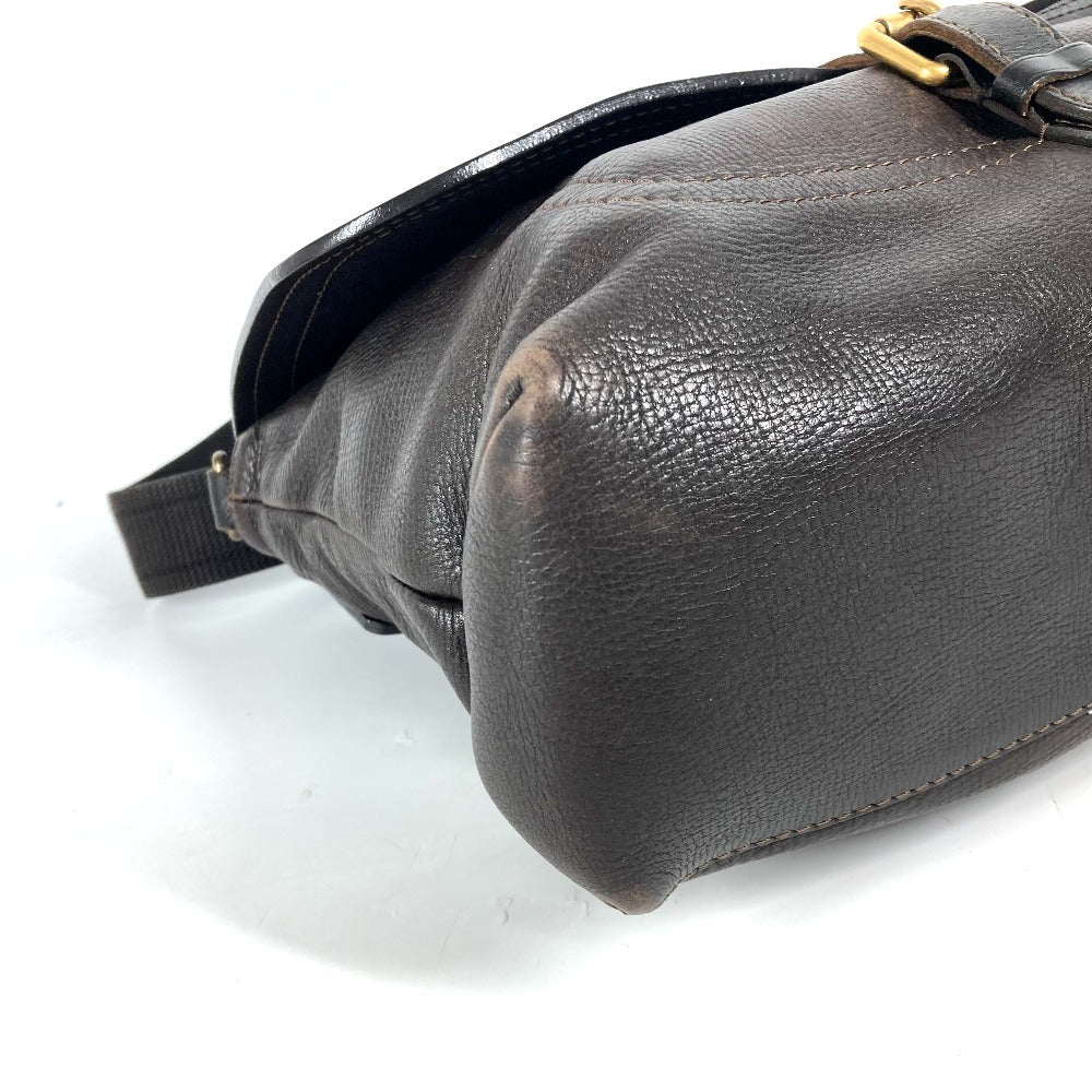 LOUIS VUITTON Shoulder Bag M92994 Utah leather Brown Utah Ohama