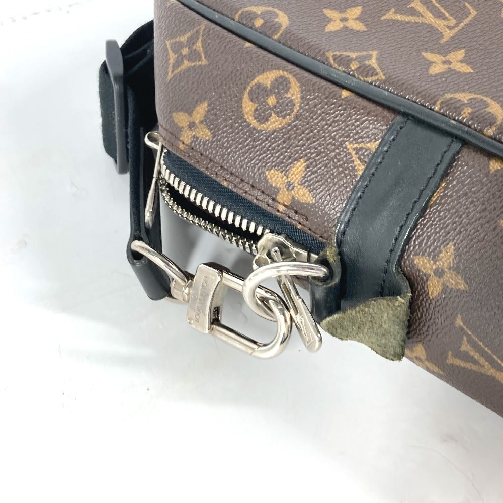 LOUIS VUITTON Business bag M40224 Monogram macacer canvas Brown Monogram macacer Porto Documan VowayajuGM mens Used Authentic