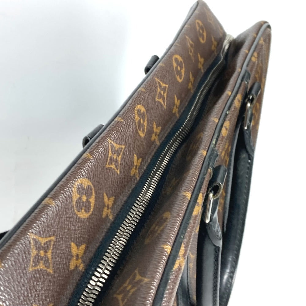 LOUIS VUITTON Business bag M40224 Monogram macacer canvas Brown Monogram macacer Porto Documan VowayajuGM mens Used Authentic