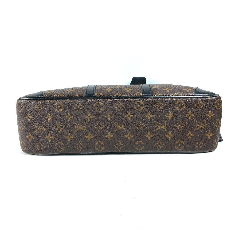 LOUIS VUITTON Business bag M40224 Monogram macacer canvas Brown Monogram macacer Porto Documan VowayajuGM mens Used Authentic