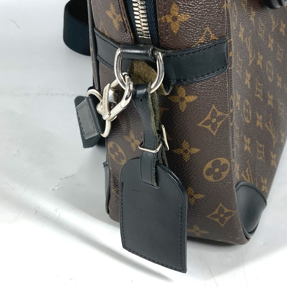LOUIS VUITTON Business bag M40224 Monogram macacer canvas Brown Monogram macacer Porto Documan VowayajuGM mens Used Authentic