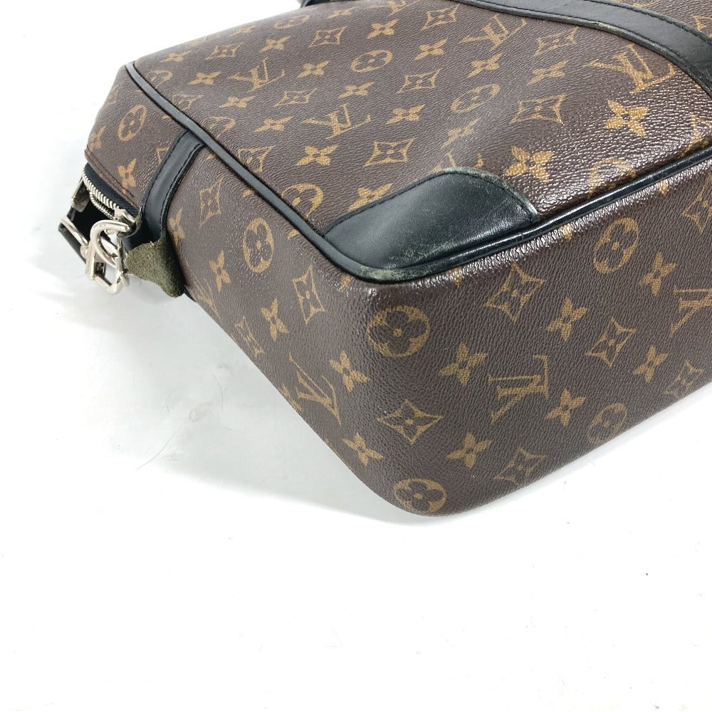 LOUIS VUITTON Business bag M40224 Monogram macacer canvas Brown Monogram macacer Porto Documan VowayajuGM mens Used Authentic