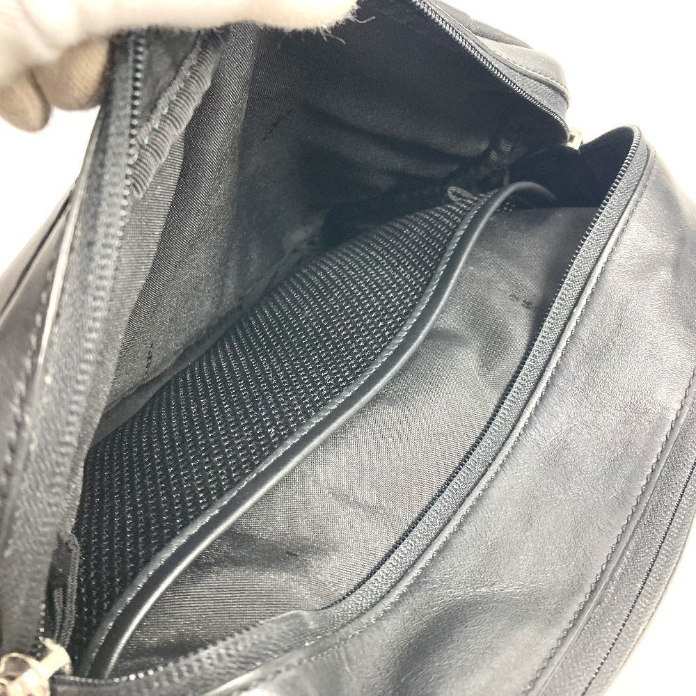 FENDI Shoulder Bag 7VA411 Nylon, Leather black Instar Eye logo FANTASTIC
