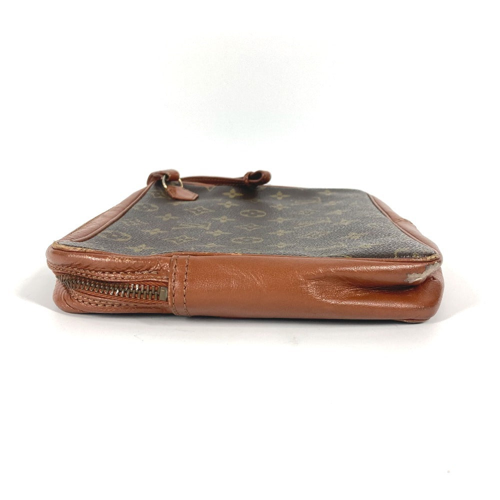 LOUIS VUITTON Clutch bag Monogram canvas Brown Monogram Saxophone unisex(Unisex) Used Authentic