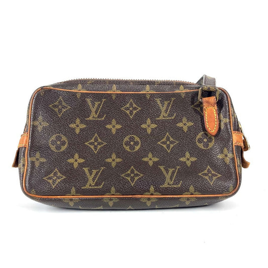LOUIS VUITTON Shoulder Bag M51828 Monogram canvas Brown Monogram Marley Bandouliere Women Used Authentic