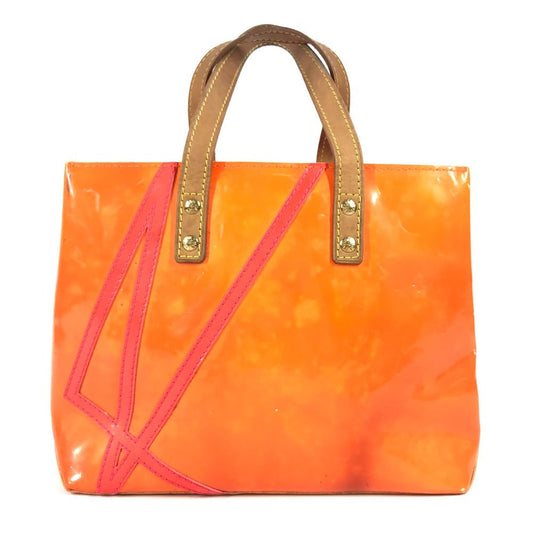 LOUIS VUITTON Handbag M91905 Monogram Vernis Orange Monogram Vernis Fluo Lead PM Women Used Authentic