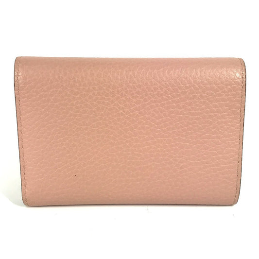 LOUIS VUITTON Trifold wallet M62156 Taurillon Clemence pink Portefeuille Capsine
