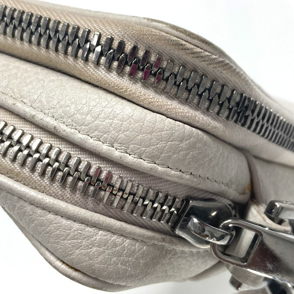 Dior Shoulder Bag leather Ivorytype logo