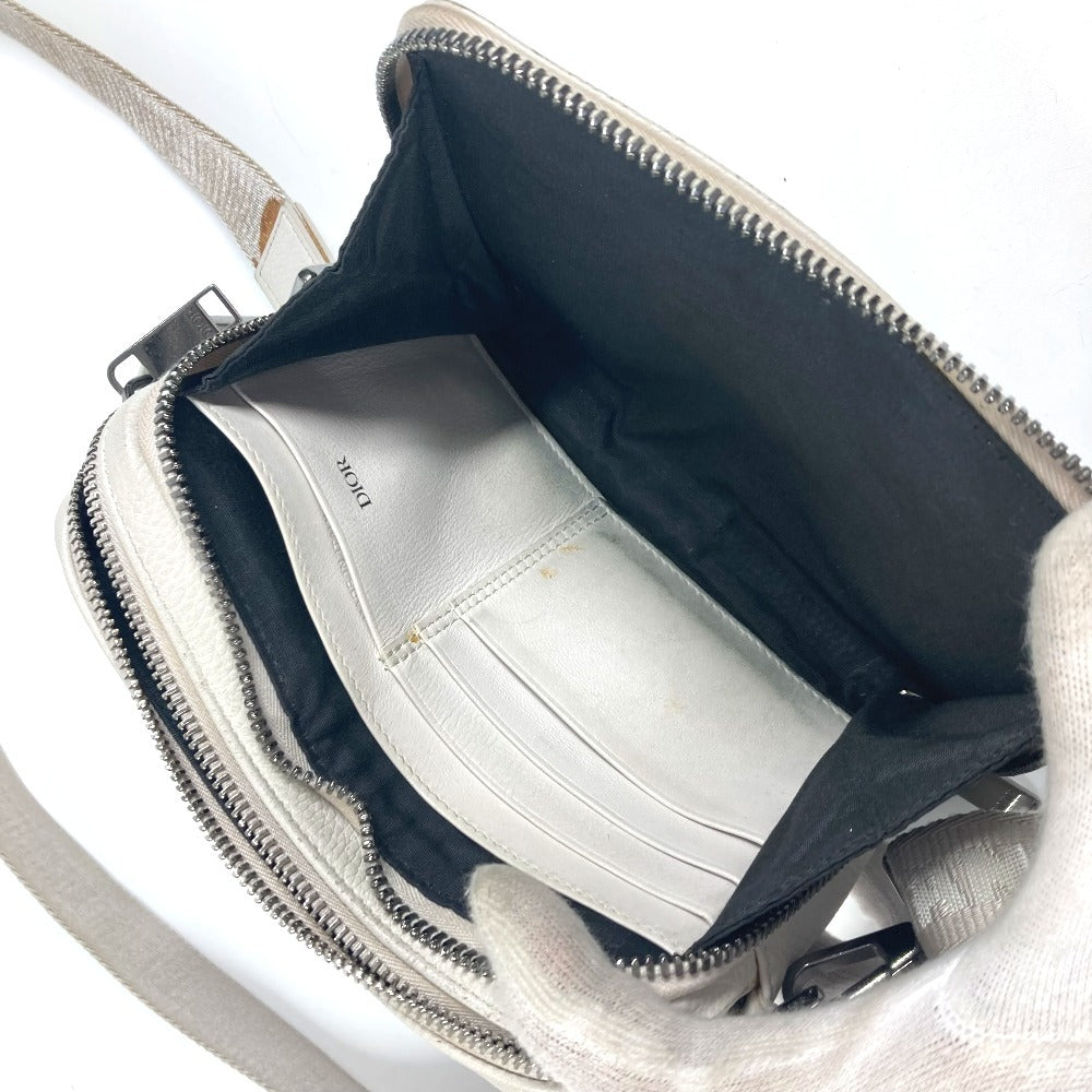Dior Shoulder Bag leather Ivorytype logo