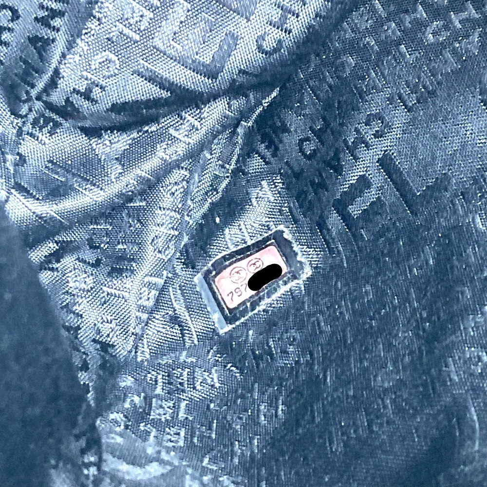 CHANEL Shoulder Bag Leather / nylon black CC COCO Mark Chocolate Bar