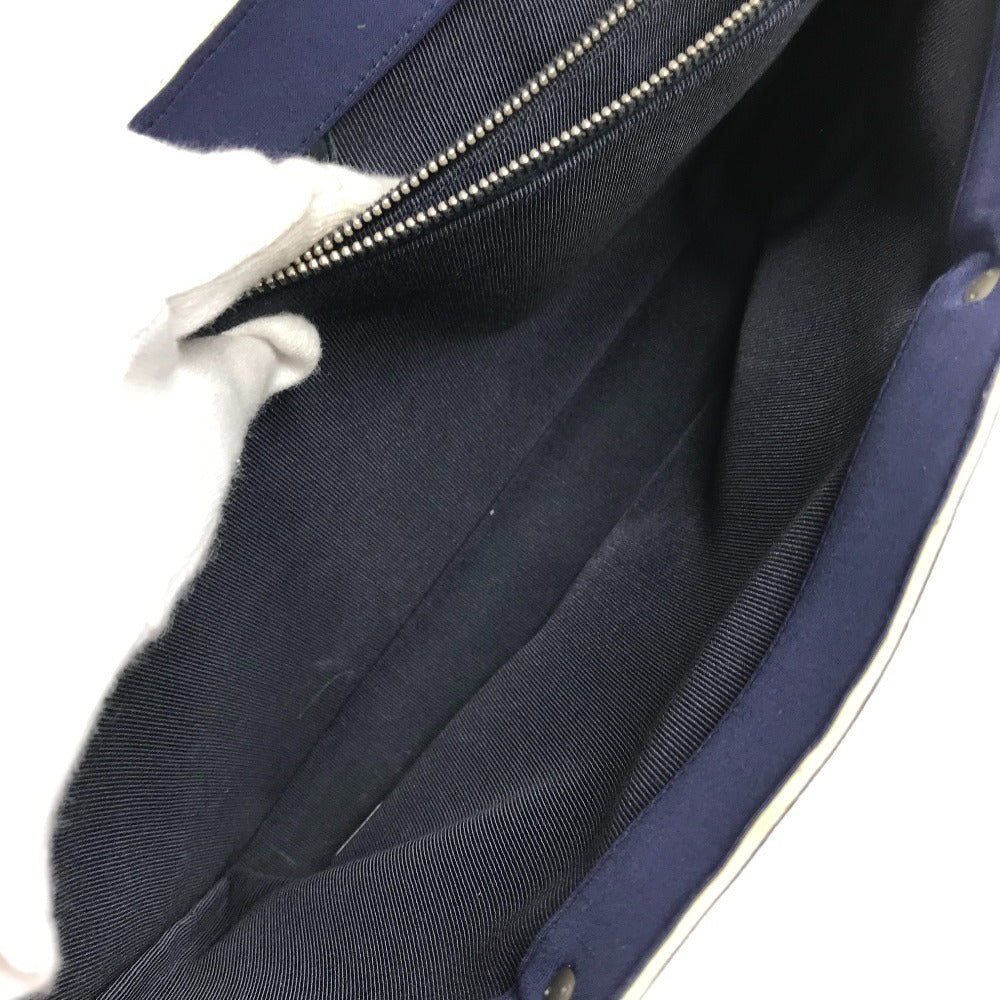 CHANEL Handbag polyamide Navy