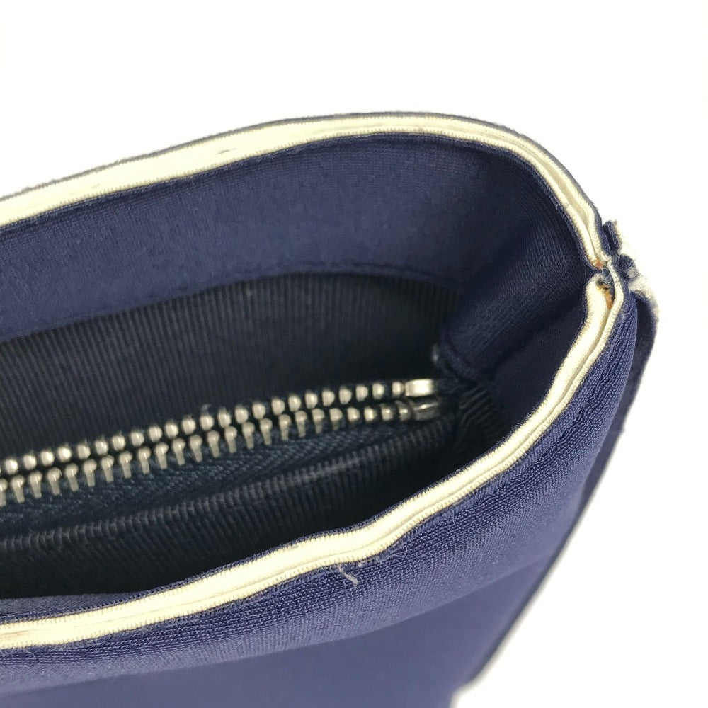 CHANEL Handbag polyamide Navy