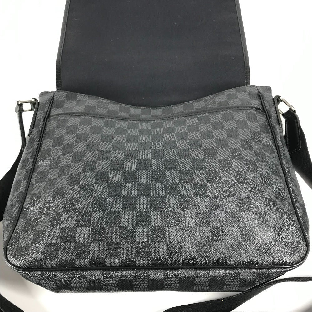 LOUIS VUITTON Shoulder Bag N58029 Damier Grafitto Canvas black Damier Grafitte Daniel MM Daniel MM