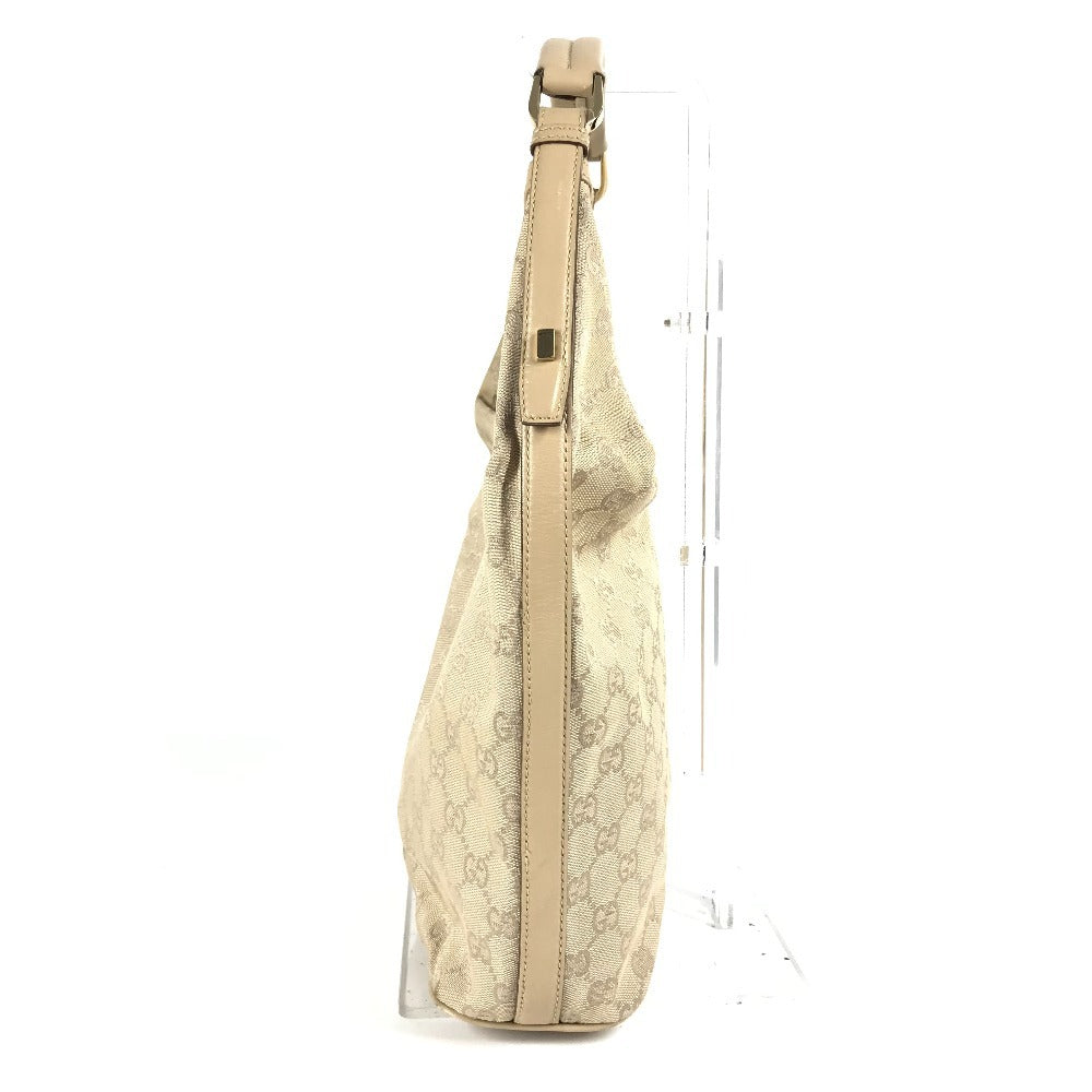 GUCCI Shoulder Bag 73885 GG canvas / leather beige GG logo