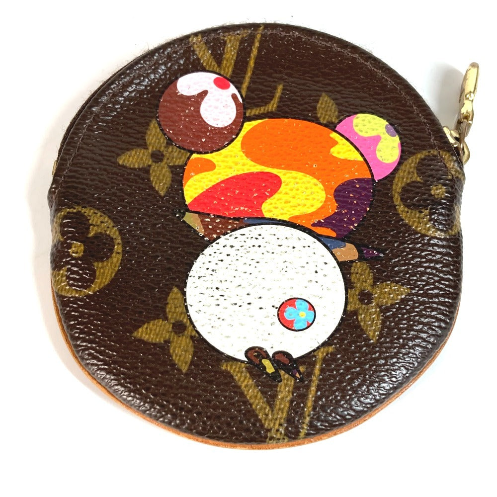 LOUIS VUITTON Coin case M61928 Monogram canvas Brown Monogram Panda Takashi Murakami Porto Moneron