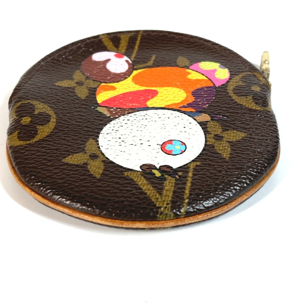 LOUIS VUITTON Coin case M61928 Monogram canvas Brown Monogram Panda Takashi Murakami Porto Moneron