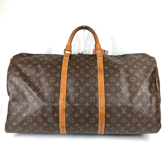 LOUIS VUITTON Boston Duffel bag M41422 Monogram canvas Brown Monogram Keepall 60