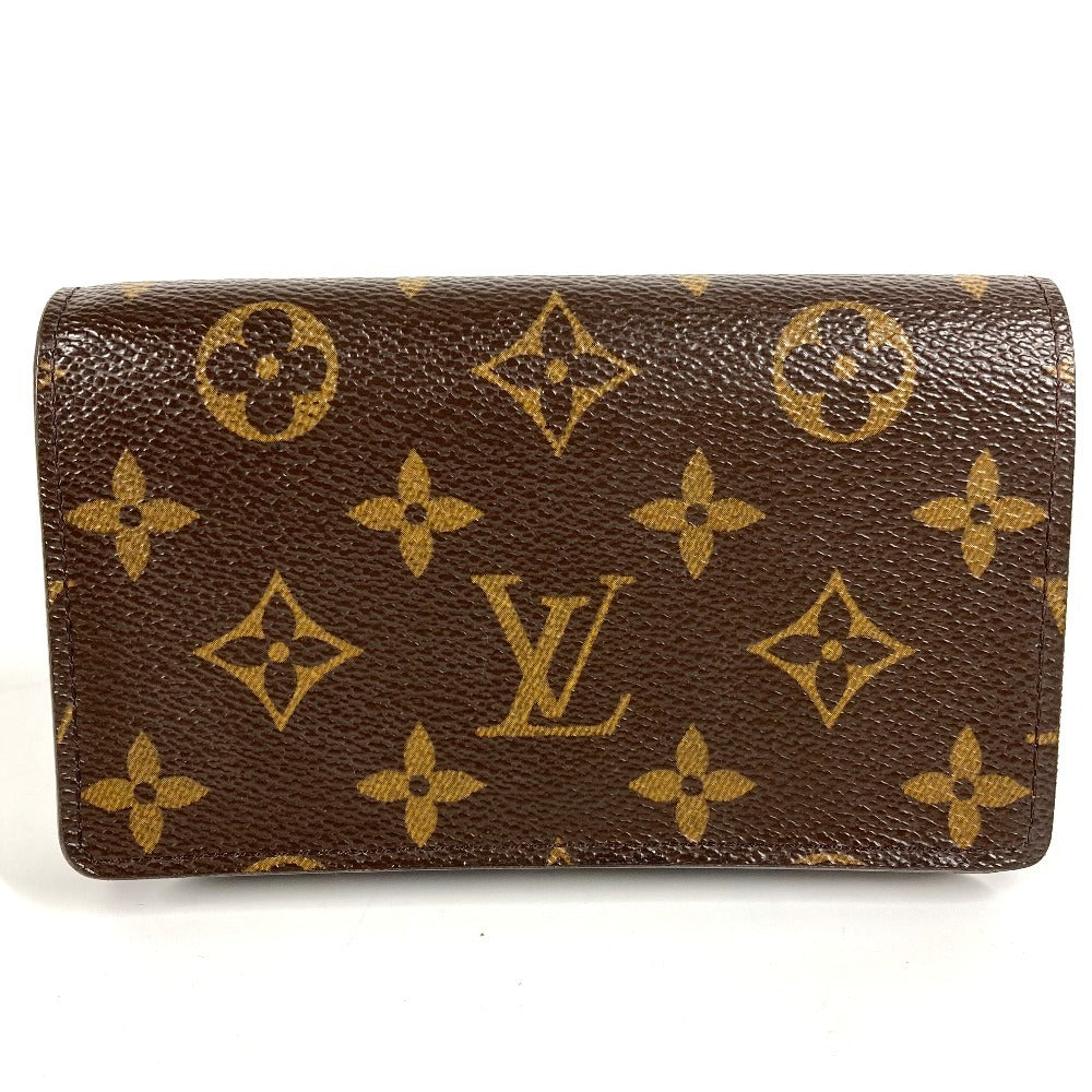 LOUIS VUITTON Folded wallet M61736 Monogram canvas Brown Monogram Portefeuille Tresol