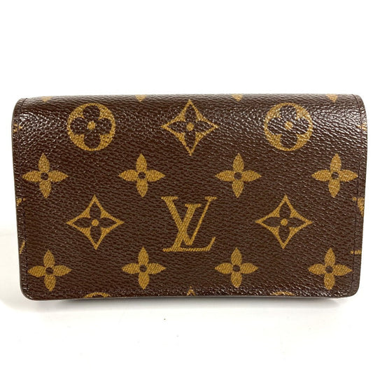 LOUIS VUITTON Folded wallet M61736 Monogram canvas Brown Monogram Portefeuille Tresol