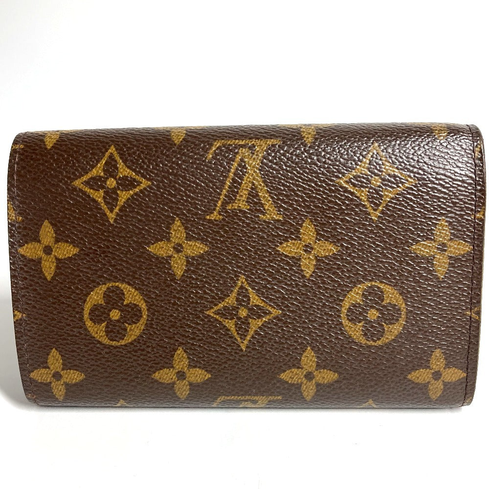 LOUIS VUITTON Folded wallet M61736 Monogram canvas Brown Monogram Portefeuille Tresol