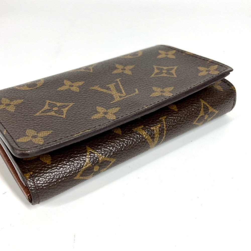 LOUIS VUITTON Folded wallet M61736 Monogram canvas Brown Monogram Portefeuille Tresol