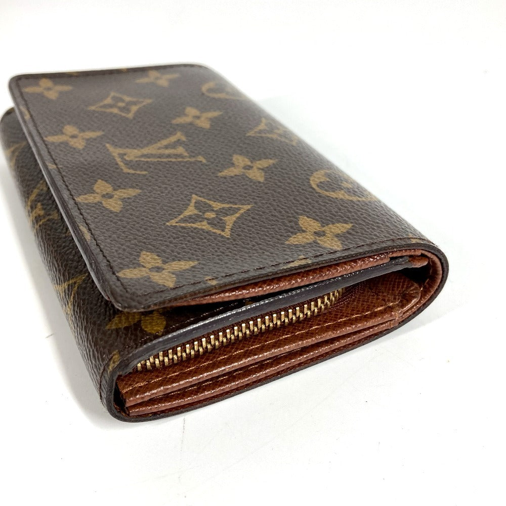 LOUIS VUITTON Folded wallet M61736 Monogram canvas Brown Monogram Portefeuille Tresol