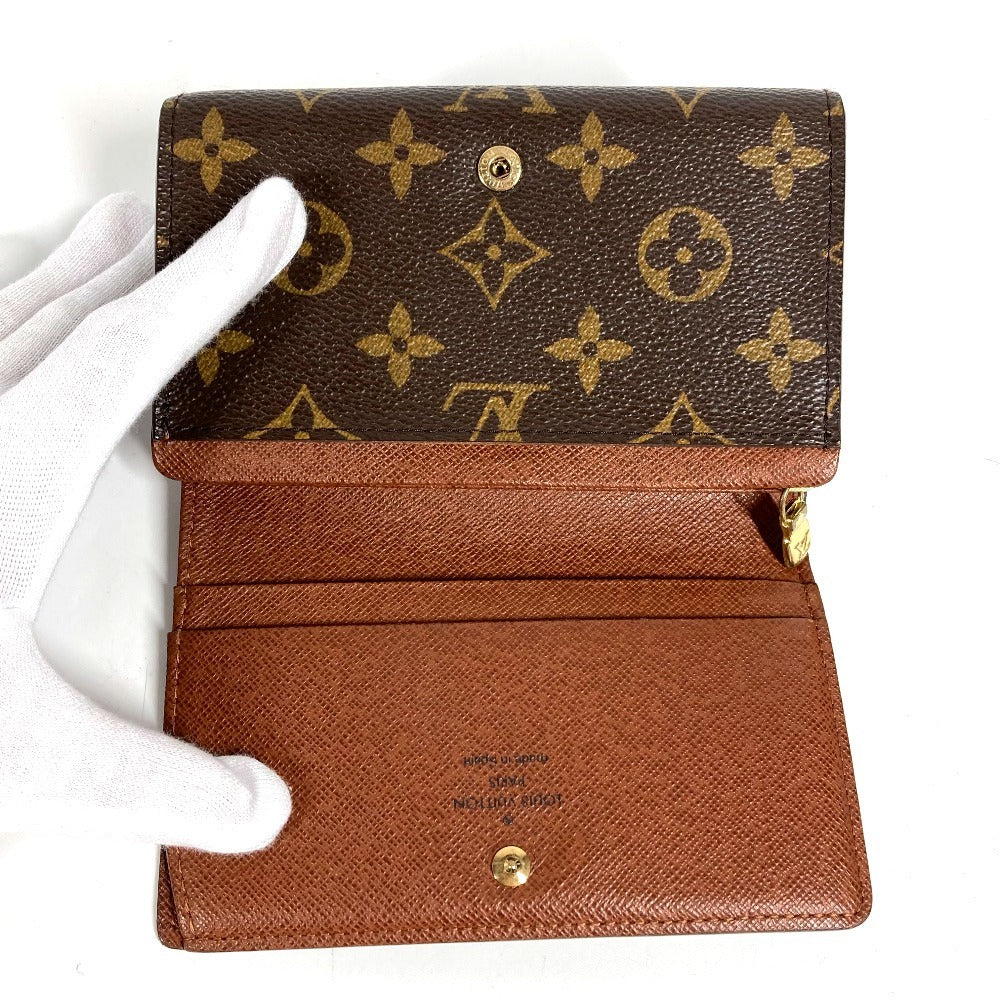 LOUIS VUITTON Folded wallet M61736 Monogram canvas Brown Monogram Portefeuille Tresol