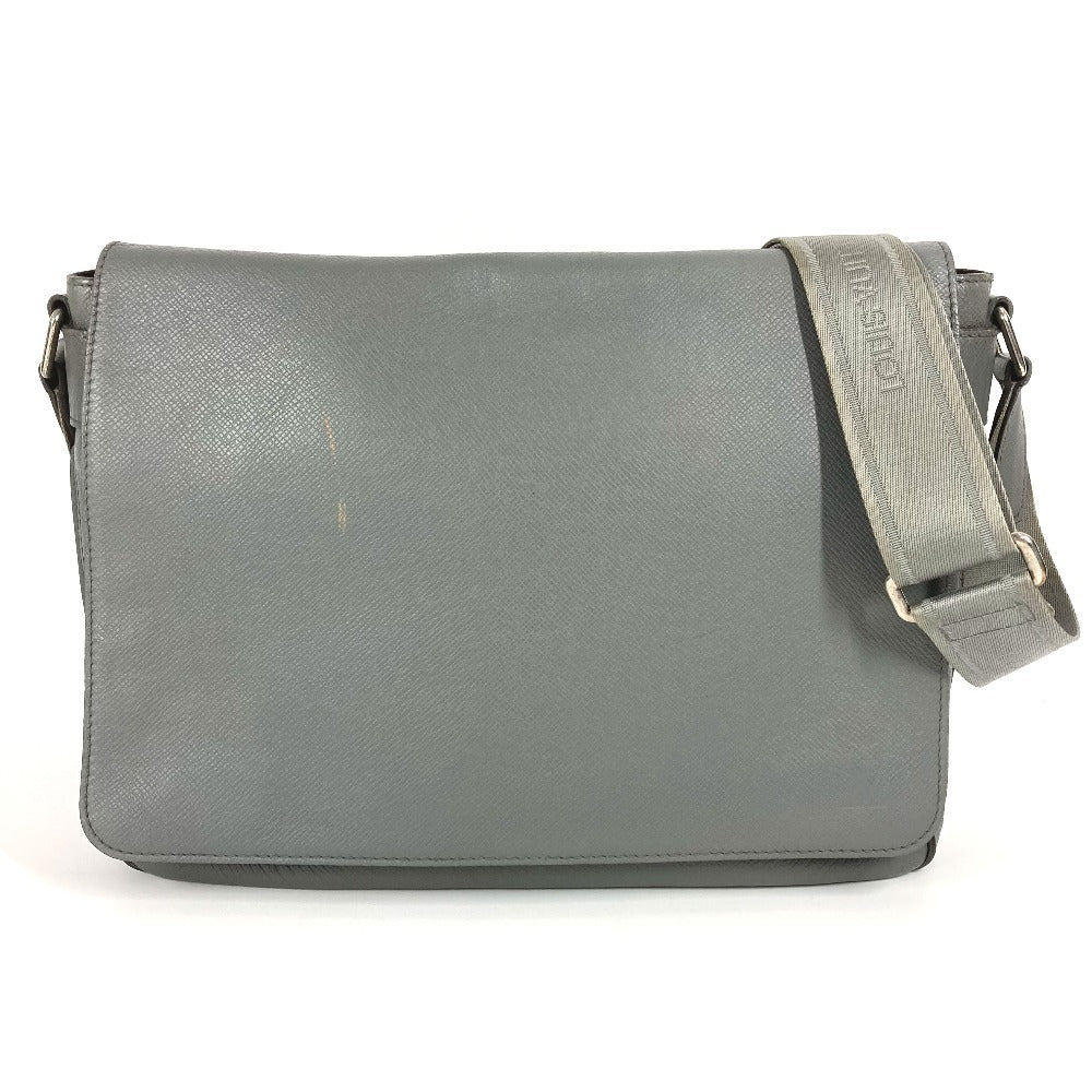 LOUIS VUITTON Shoulder Bag M32623 Taiga Leather gray Taiga Roman MM Roman MM