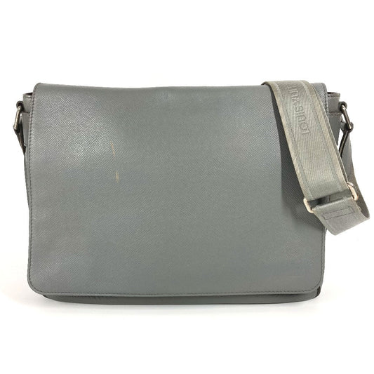 LOUIS VUITTON Shoulder Bag M32623 Taiga Leather gray Taiga Roman MM Roman MM
