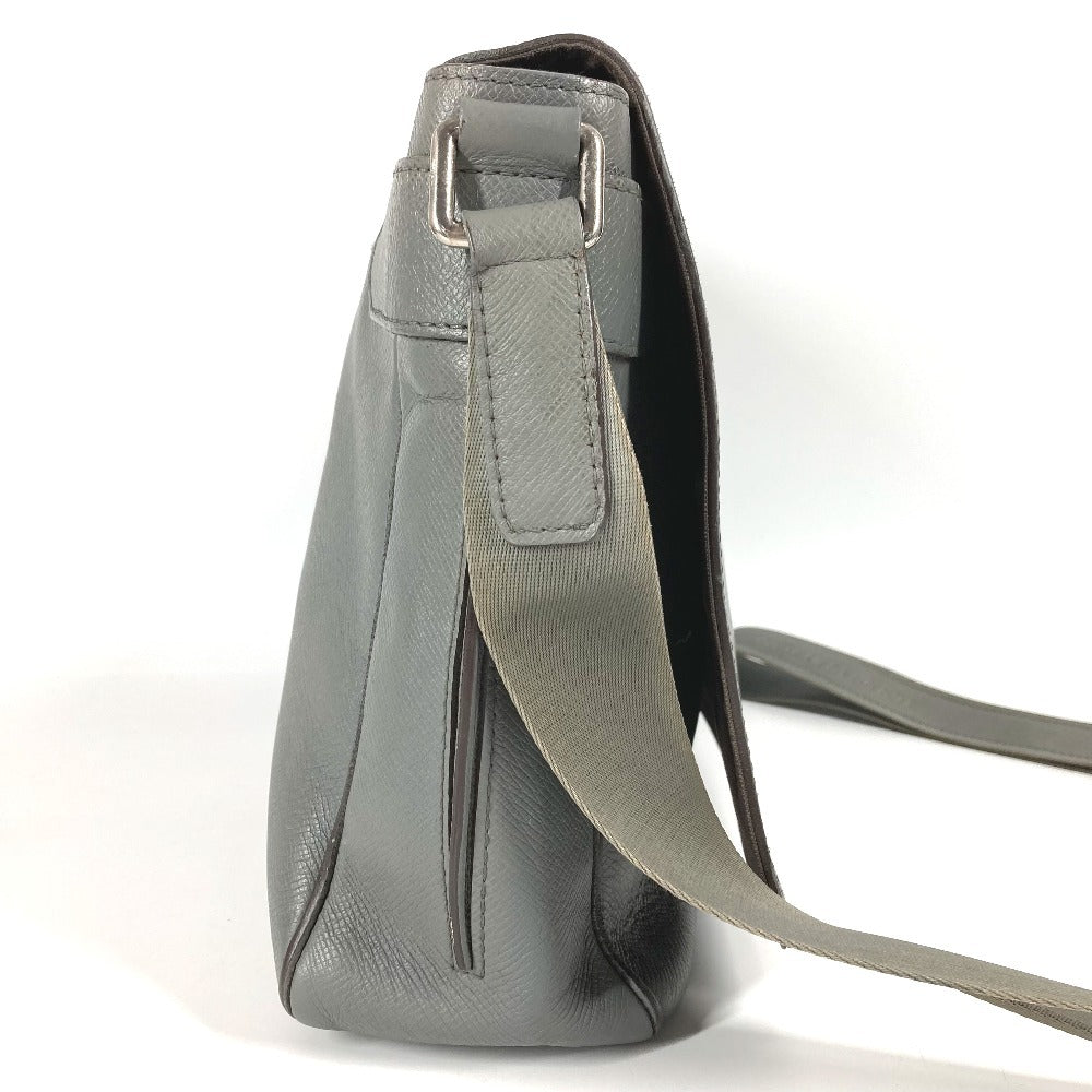 LOUIS VUITTON Shoulder Bag M32623 Taiga Leather gray Taiga Roman MM Roman MM