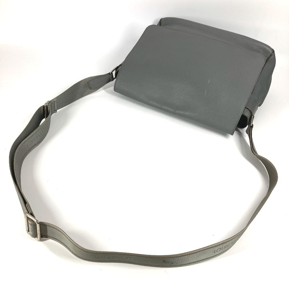 LOUIS VUITTON Shoulder Bag M32623 Taiga Leather gray Taiga Roman MM Roman MM