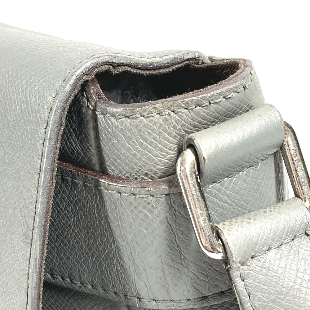 LOUIS VUITTON Shoulder Bag M32623 Taiga Leather gray Taiga Roman MM Roman MM