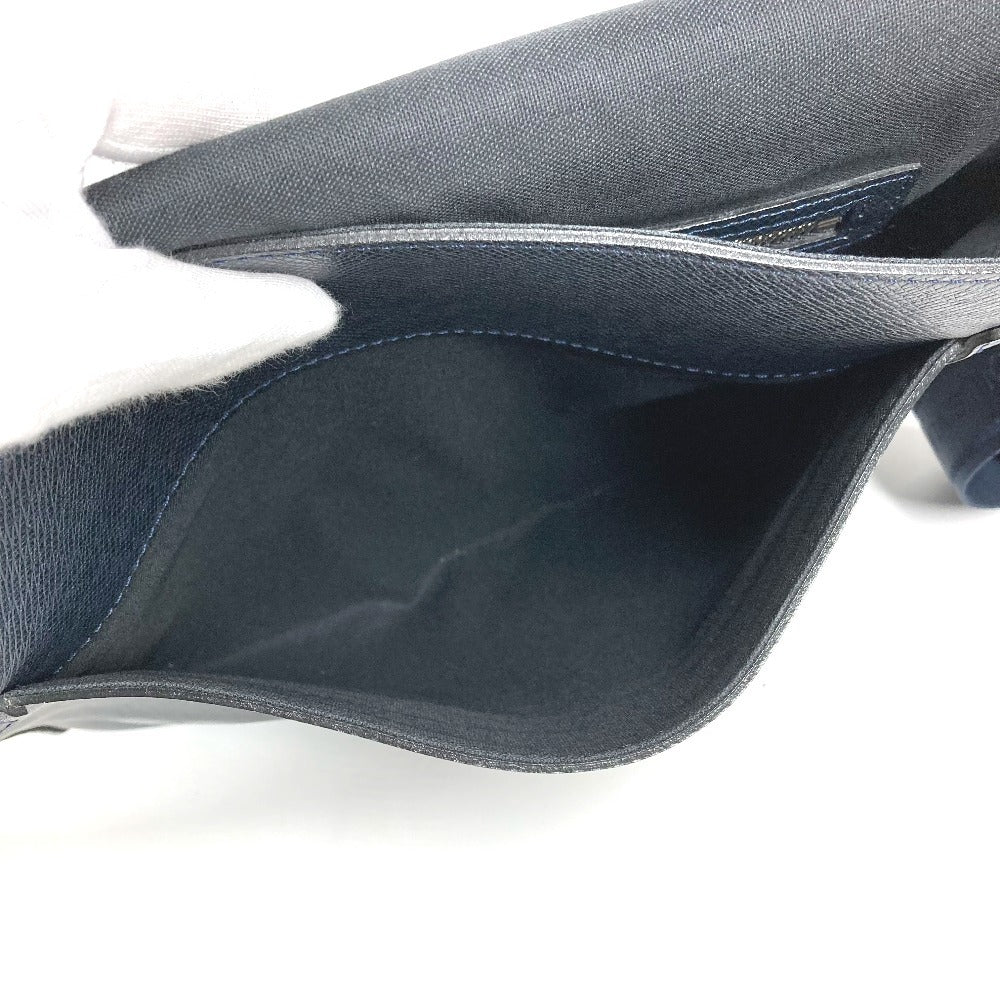 LOUIS VUITTON Shoulder Bag M32624 Taiga Leather Navy Taiga Roman MM Roman MM