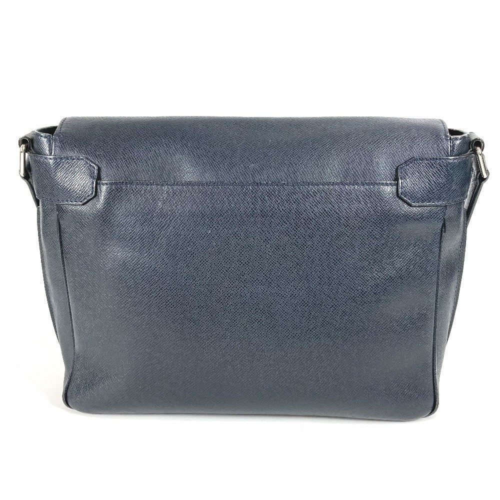 LOUIS VUITTON Shoulder Bag M32624 Taiga Leather Navy Taiga Roman MM Roman MM
