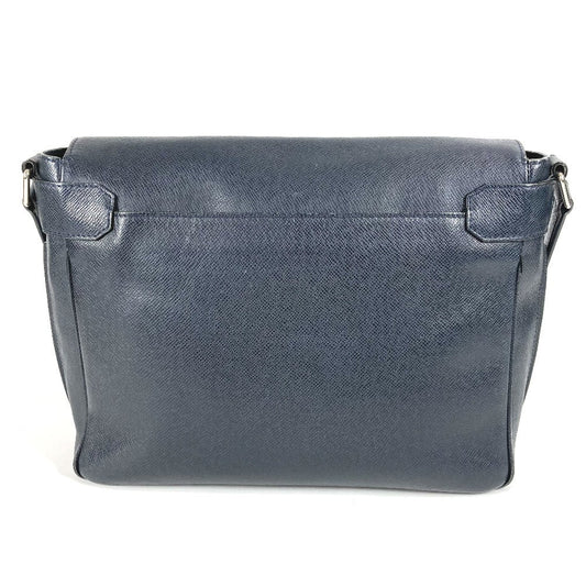 LOUIS VUITTON Shoulder Bag M32624 Taiga Leather Navy Taiga Roman MM Roman MM
