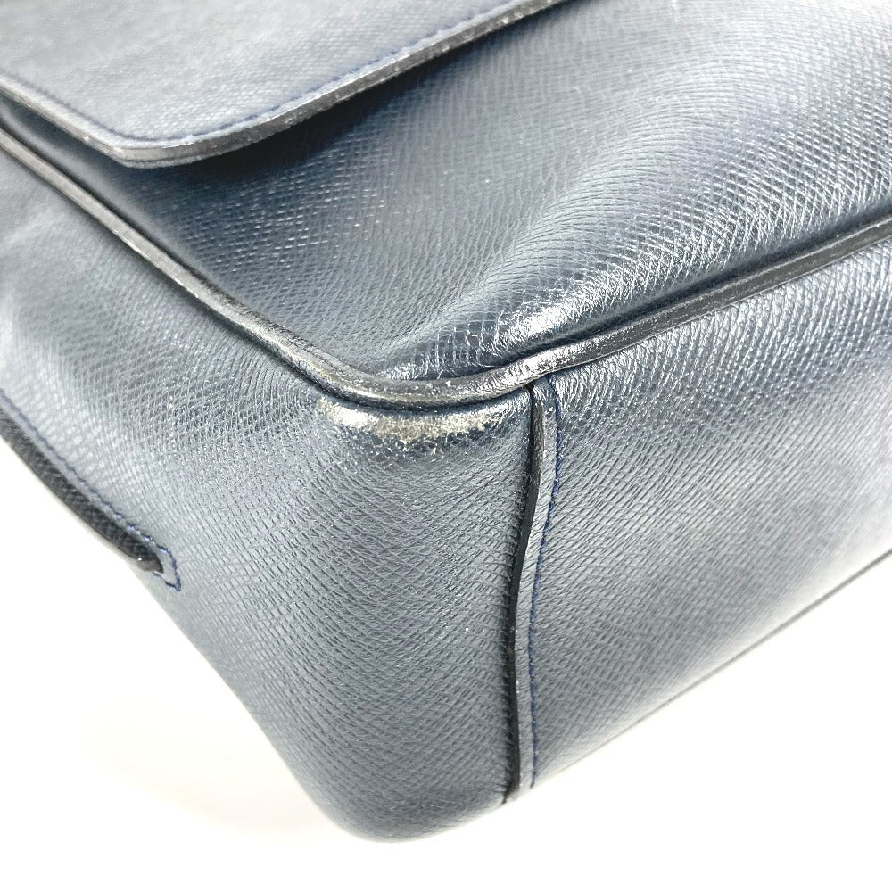LOUIS VUITTON Shoulder Bag M32624 Taiga Leather Navy Taiga Roman MM Roman MM