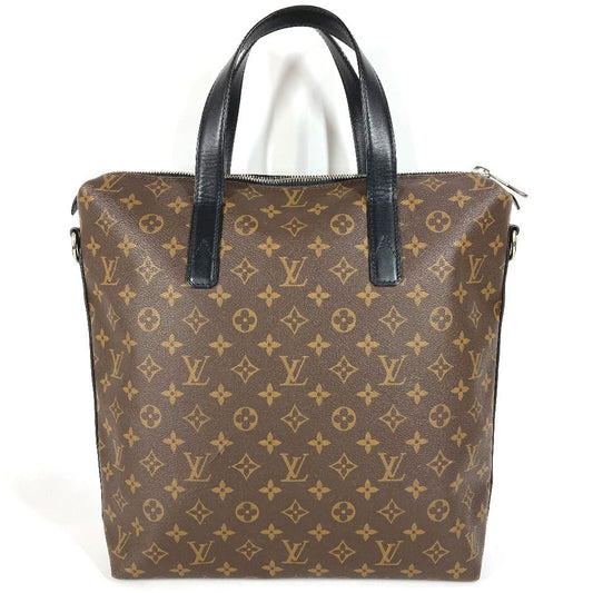 LOUIS VUITTON Tote Bag M40388 Monogram macacer canvas Brown Monogram macacer Kitan