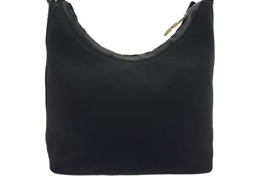 GUCCI Handbag Black Silver Old Gucci