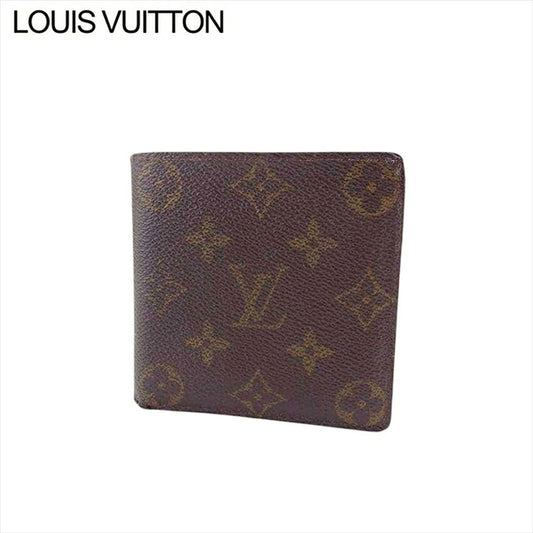 LOUIS VUITTON Bifold Wallet M61665 Brown Porte Billets Cartes CrditMonet