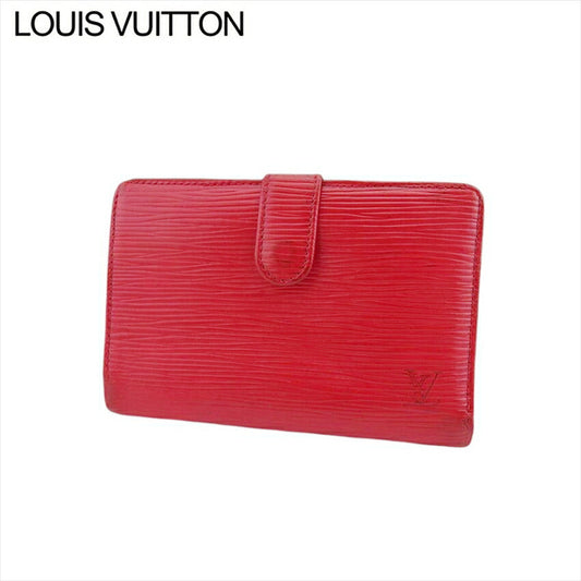 LOUIS VUITTON Bifold Wallet M63247 Castilian red Portonevie Vienova