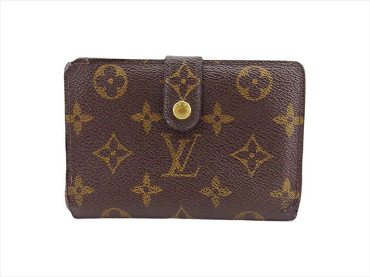LOUIS VUITTON Bifold Wallet M61663 Brown Portonevie Vienova
