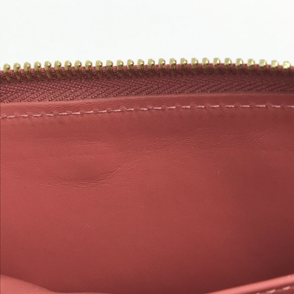 LOUIS VUITTON Long Wallet Purse ‚l62318 Patent leather / monogram canvas Pink beige type Monogram Zippy Venice Women Used Authentic