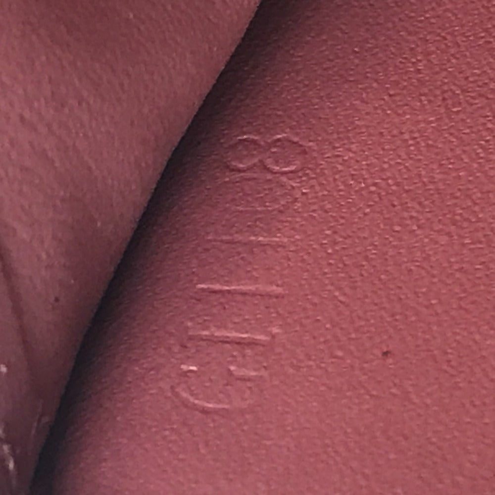 LOUIS VUITTON Long Wallet Purse ‚l62318 Patent leather / monogram canvas Pink beige type Monogram Zippy Venice Women Used Authentic
